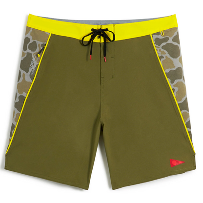 Florence Marine Bermuda - John John Florence Boardshort - F1 Airtex Gamma - Olive