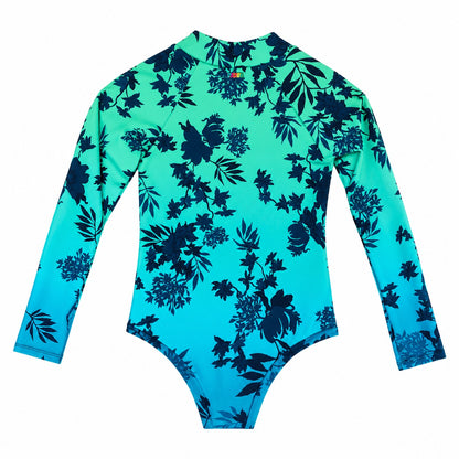 Lycra Body Maio Manga Longa Rhaya - Verde