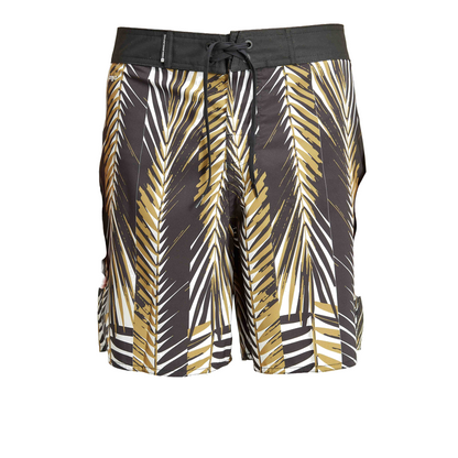 Bermuda Surf Osklen Aquaone Flex Palm Stripes Preto/Marrom - foto 5