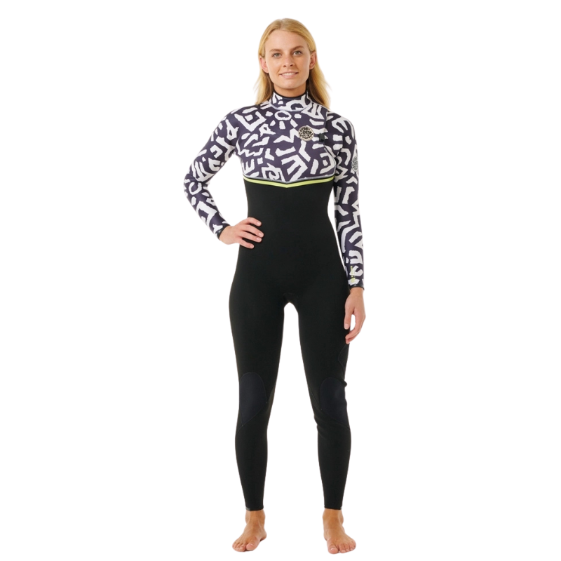 Rip Curl Long John Feminino 3/2mm E-Bomb - Sem Zipper