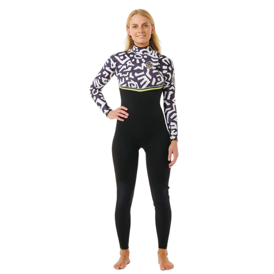 Rip Curl Long John Feminino 3/2mm E-Bomb - Sem Zipper