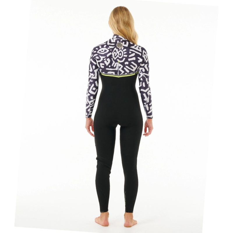 Rip Curl Long John Feminino 3/2mm E-Bomb - Sem Zipper