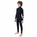Hurley Kids / Juvenil Long John 3/2 mm Advant Preto - Chest Zip