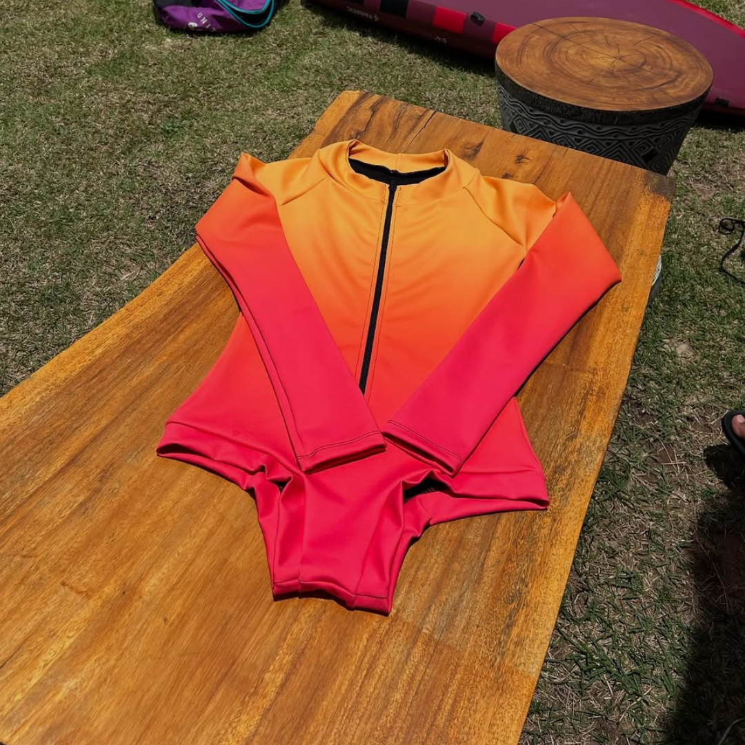 Body Maiô Para Surf Lycra Rhaya Manga Longa - Sun