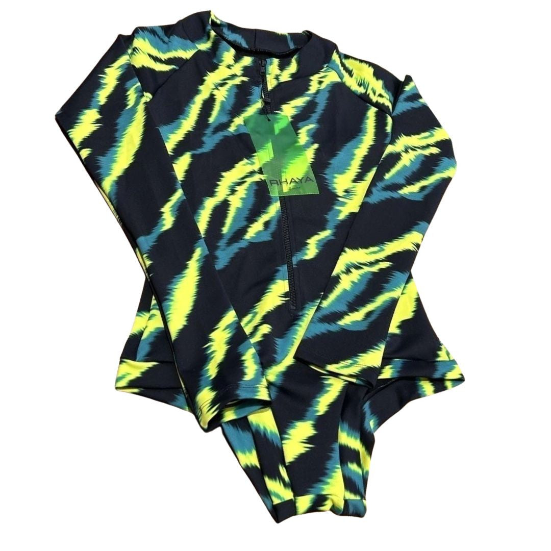 Body Maiô Para Surf Lycra Rhaya Manga Longa - Move