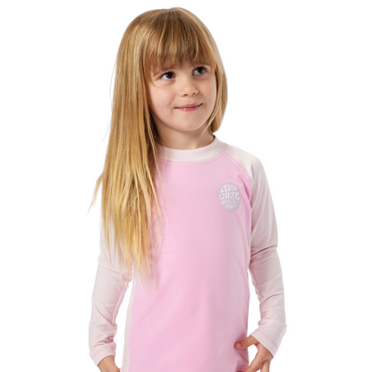 Ripcurl Kids Long Sleeve Lycra UV Protection - Pink Gum