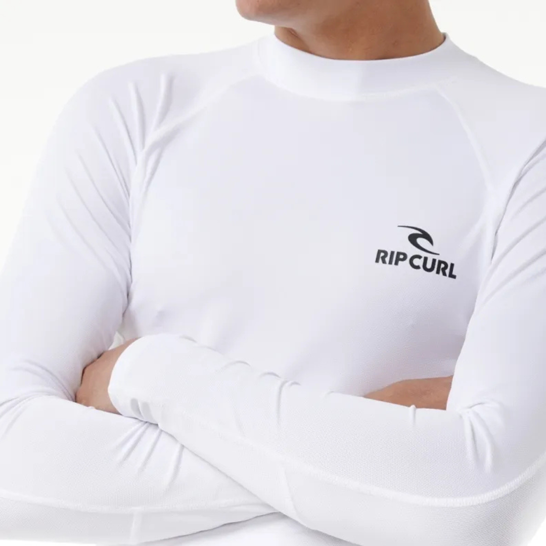 Ripcurl Lycra Manga Comprida Proteção UV - Stack White