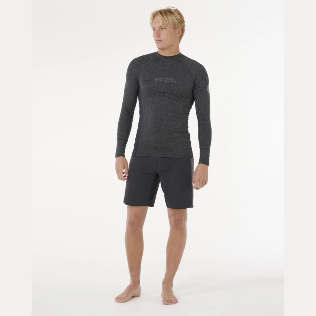 Ripcurl Lycra Manga Comprida Proteção UV - Dawn Patrol - Black Marble