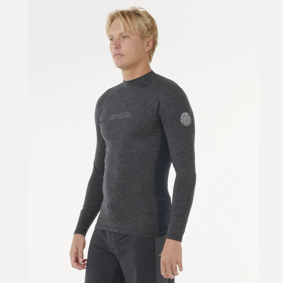 Ripcurl Lycra Manga Comprida Proteção UV - Dawn Patrol - Black Marble