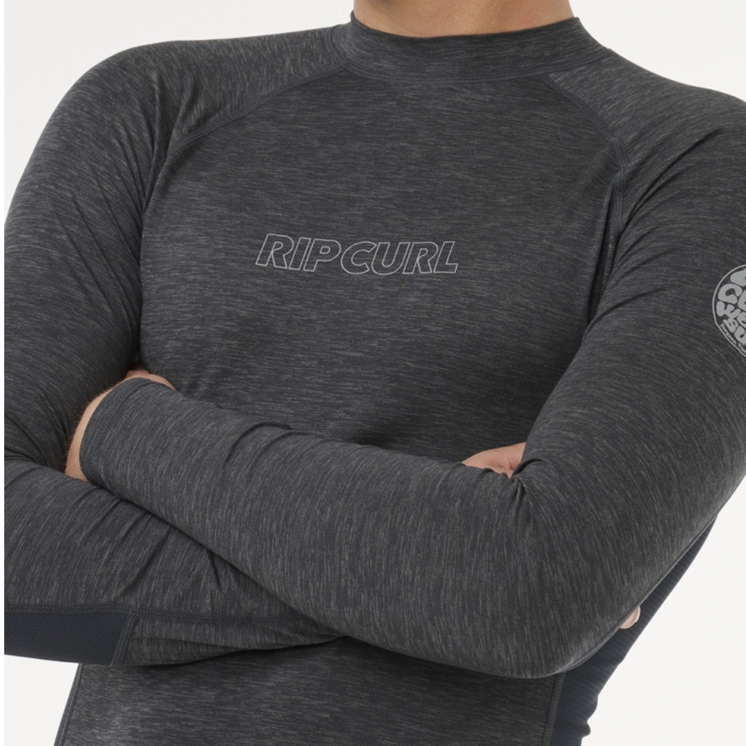 Ripcurl Lycra Manga Comprida Proteção UV - Dawn Patrol - Black Marble