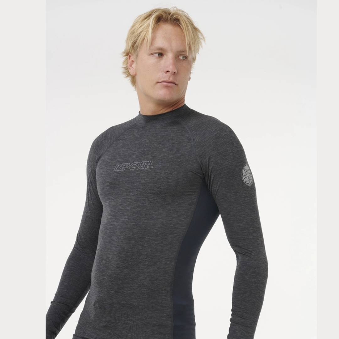 Ripcurl Lycra Manga Comprida Proteção UV - Dawn Patrol - Black Marble