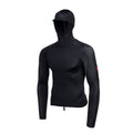 Lycra Rashguard Florence Marine X Utility Pocket com Capuz - Preto