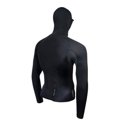 Lycra Rashguard Florence Marine X Utility Pocket com Capuz - Preto