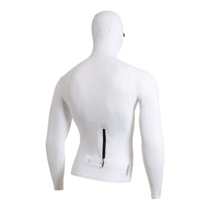 Lycra Rashguard Florence Marine X Utility Pocket com Capuz - Branco