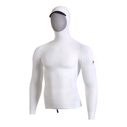 Lycra Rashguard Florence Marine X Standard com Capuz - Branco