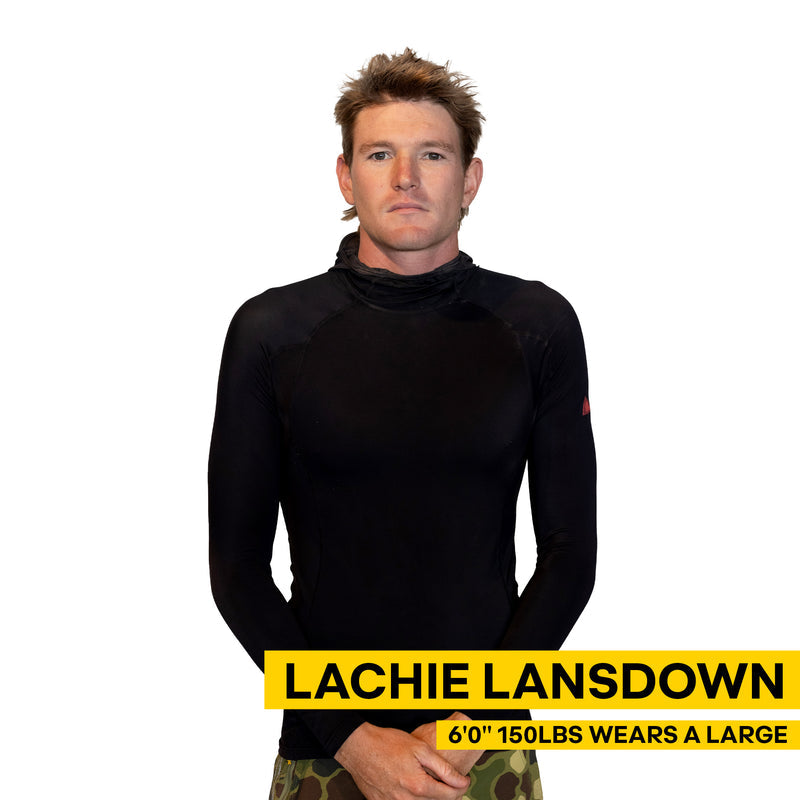 Lycra Rashguard Florence Marine X Standard com Capuz - Preto