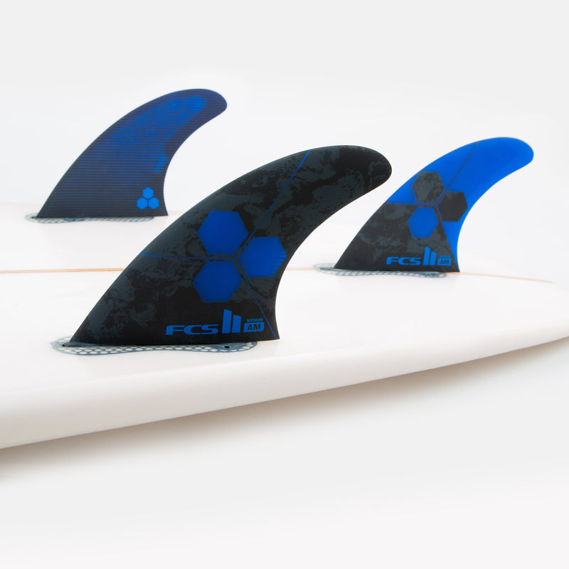 Quilha FCS II Al Merrick AM PC Triquilhas Cobalt Azul Escuro