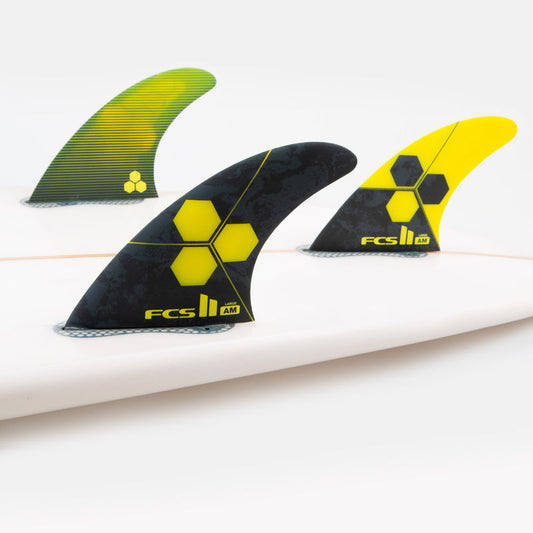 Quilha FCS II Al Merrick AM PC Triquilhas Yellow Amarelo