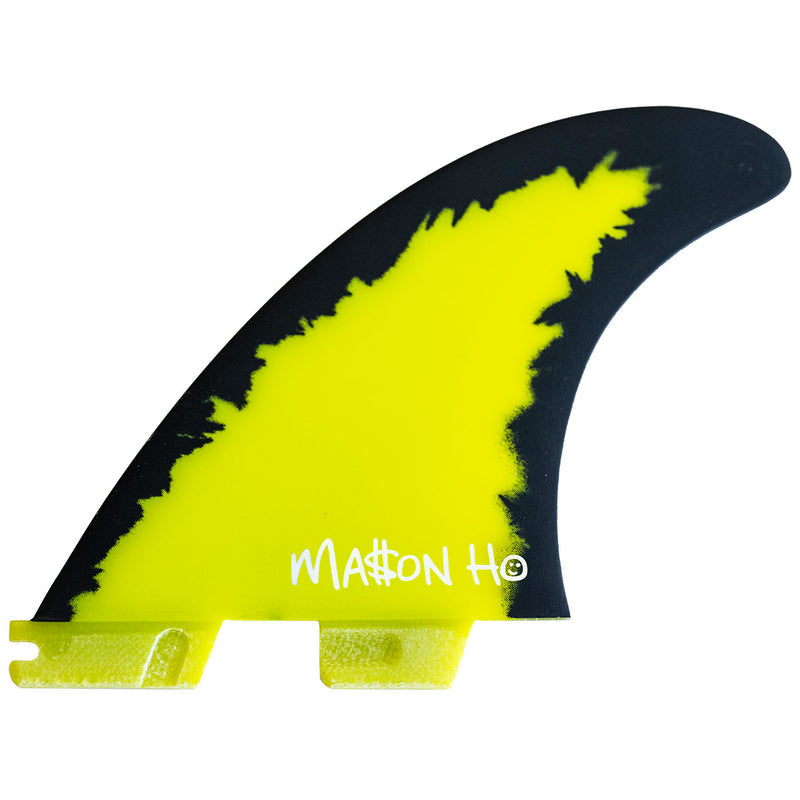 Quilha FCS II Mason Ho Signature PC AirCore Triquilhas Preto e Amarelo