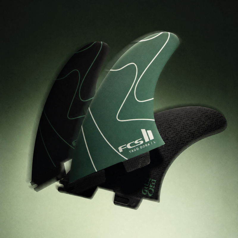 Quilha FCS II Yago Dora Signature PC Triquilhas Pulse Green