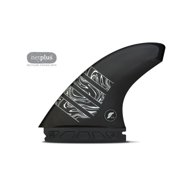Quilha Futures Vector 3/2 Alpha Thruster Large - Preto/Cinza