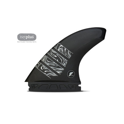 Quilha Futures Vector 3/2 Alpha Thruster Large - Preto/Cinza