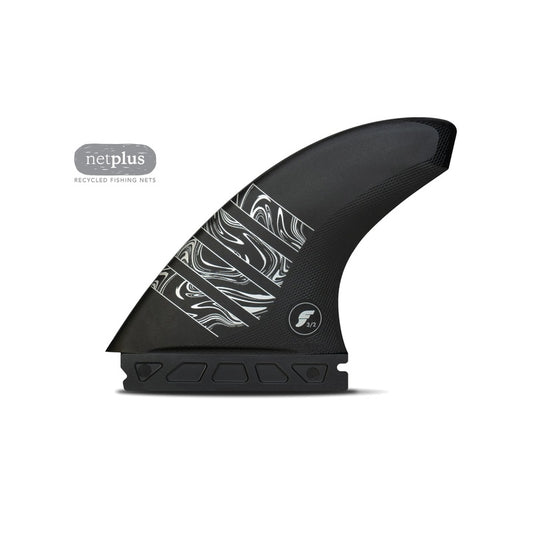 Quilha Futures Vector 3/2 Alpha Thruster Large - Preto/Cinza