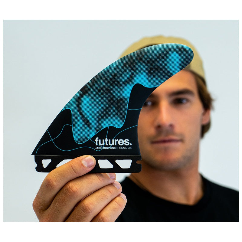 Quilha Futures Jack Robinson Honeycomb Thruster Large - Azul