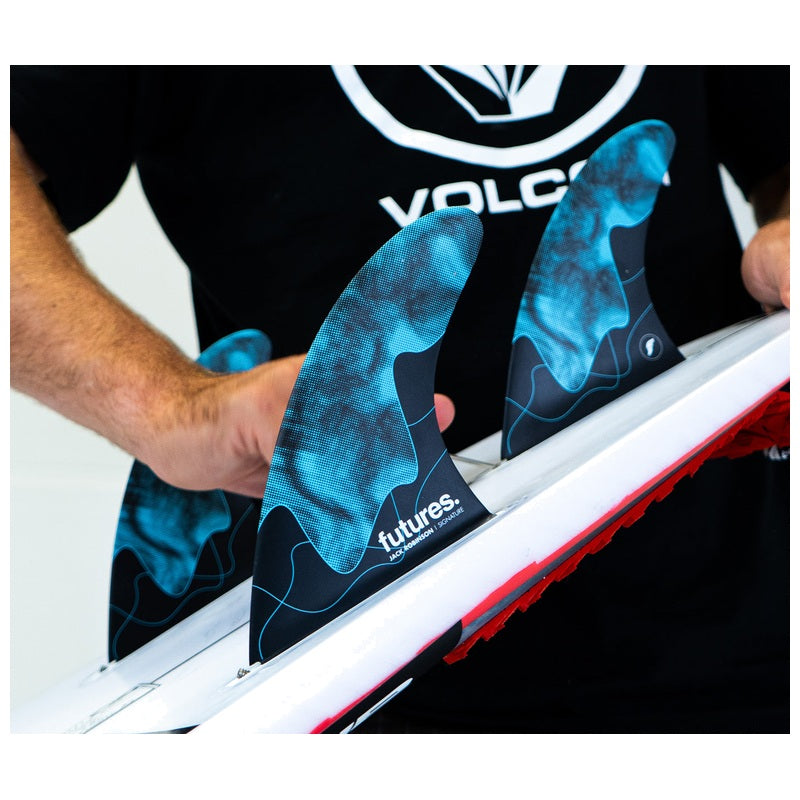 Quilha Futures Jack Robinson Honeycomb Thruster Large - Azul