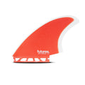 Quilha Futures Mikey February Twin Keel Fiberglass - Vermelho/Lima