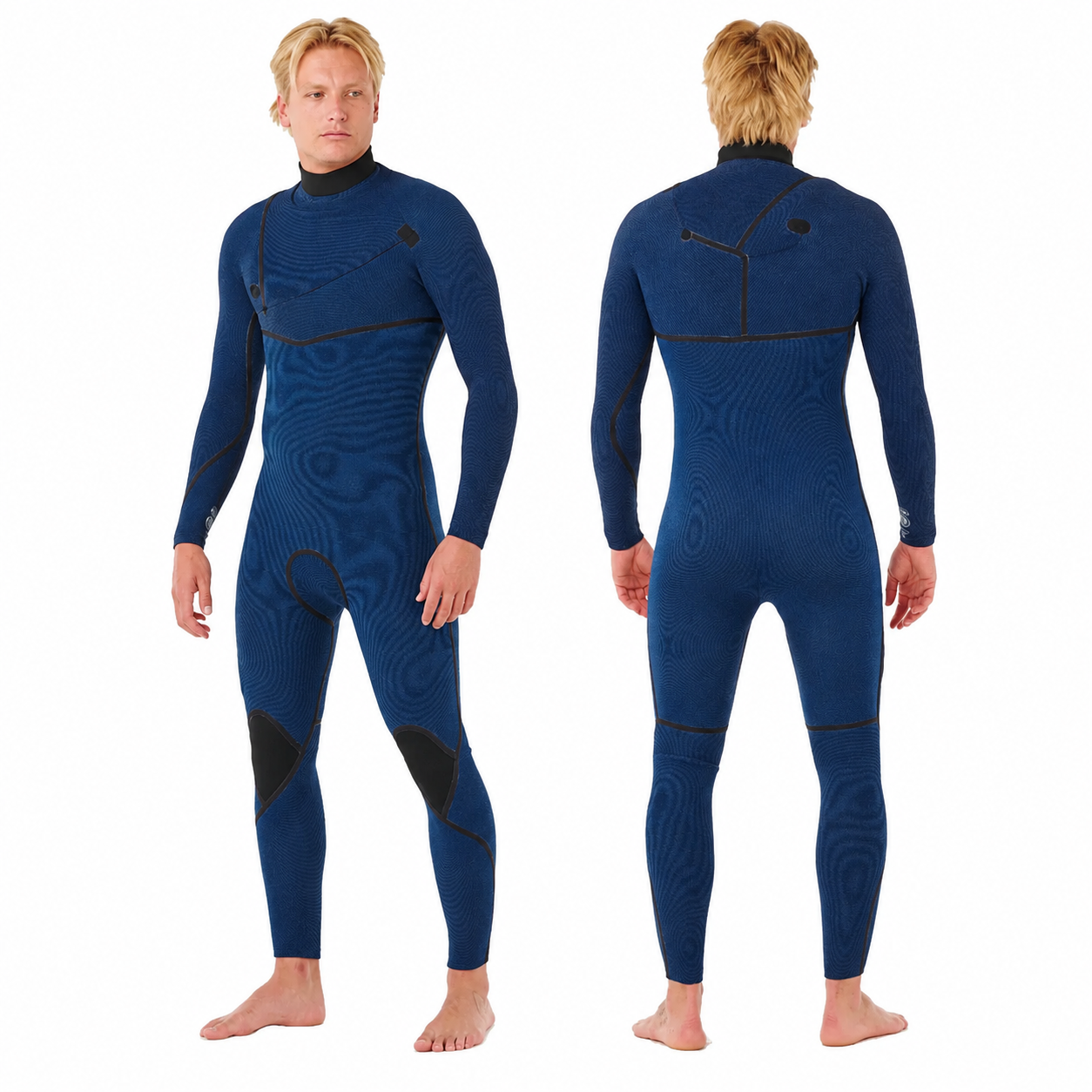 Rip Curl Long Jonh E-Bomb E7 3/2mm Zip Free - Iron