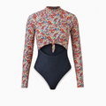 Maio Lycra Rip Curl Floral Manga Longa