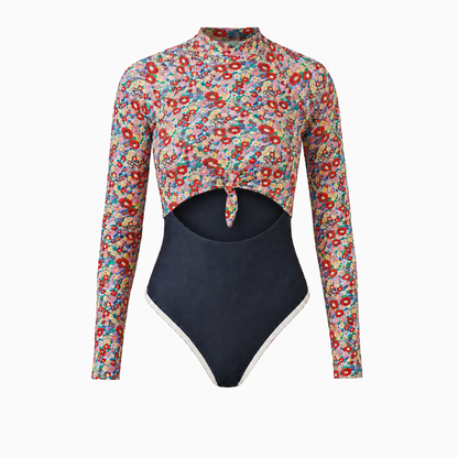 Maio Lycra Rip Curl Floral Manga Longa