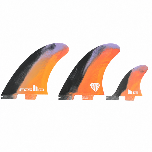 Quilha Biquilha FCS II MR Twin + Stablizer - Rainbow