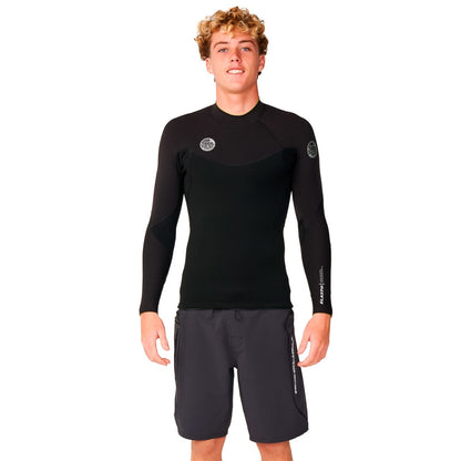 Jaqueta Neoprene Rip Curl Elasto LS 1.5mm - Preto