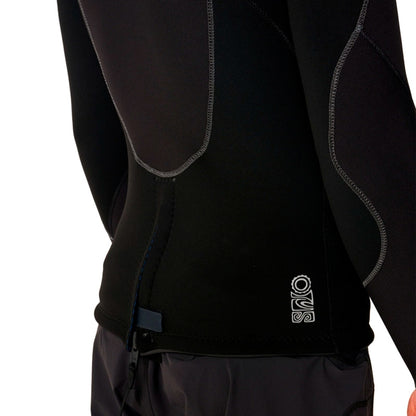 Jaqueta Neoprene Rip Curl Elasto LS 1.5mm - Preto