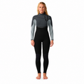 Rip Curl Long John Feminino E-Bomb 3/2mm Manga Longa Chest Zip Grey