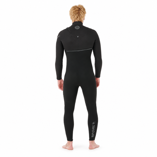 Rip Curl Long John Masculino E-Bomb 3/2mm Manga Longa Zip Free Black