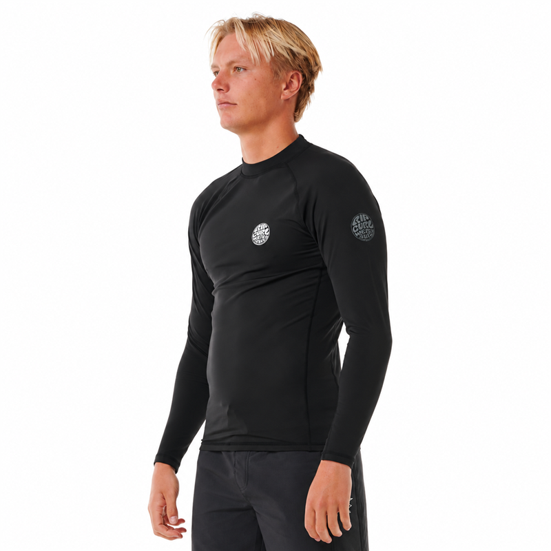 Rip Curl Camiseta UV Icons UPF Brushed Manga Longa Black