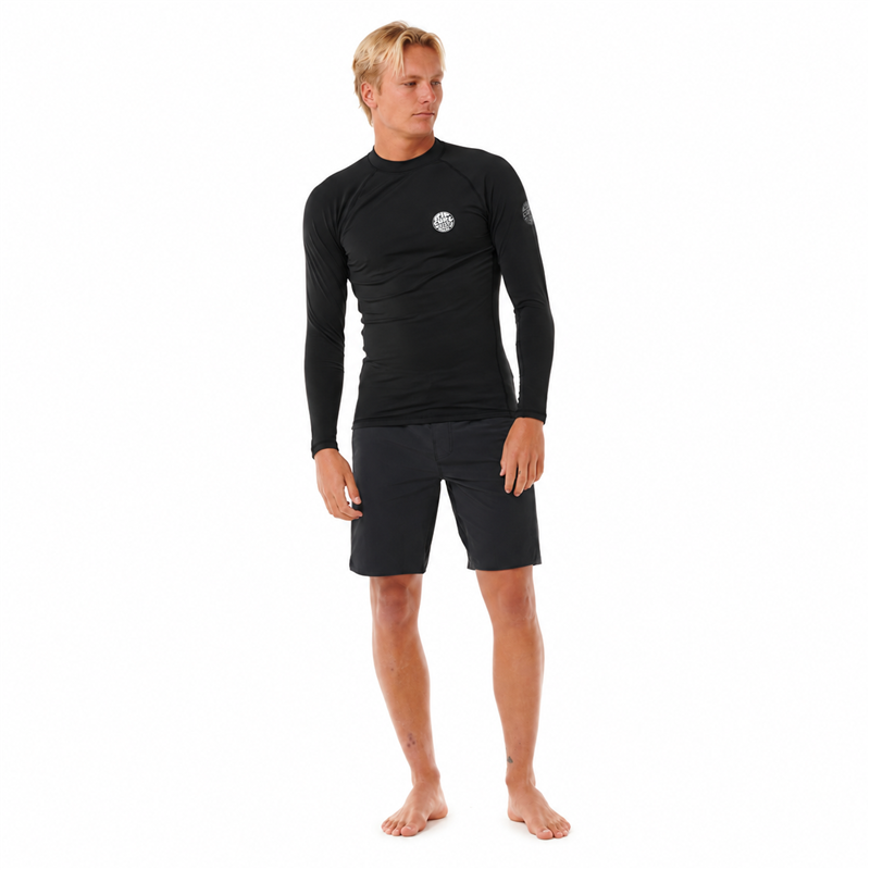 Rip Curl Camiseta UV Icons UPF Brushed Manga Longa Black