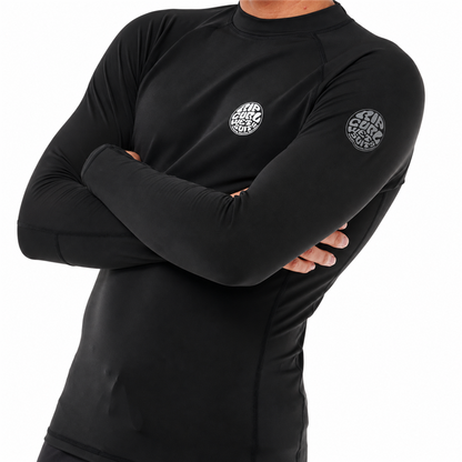 Rip Curl Camiseta UV Icons UPF Brushed Manga Longa Black