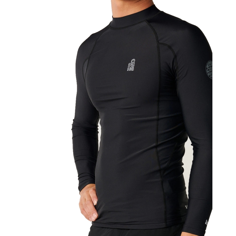 Rip Curl Camiseta UV S-Series UPF Performance Manga Longa Black