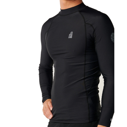Rip Curl Camiseta UV S-Series UPF Performance Manga Longa Black