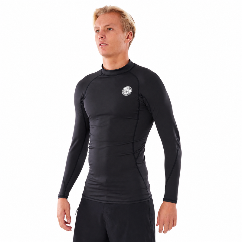 Rip Curl Jaqueta Thermopro Masculina Manga Longa Zip Free Black