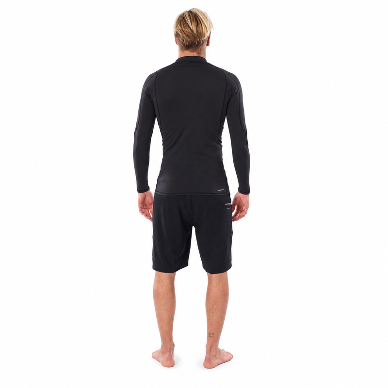 Rip Curl Jaqueta Thermopro Masculina Manga Longa Zip Free Black