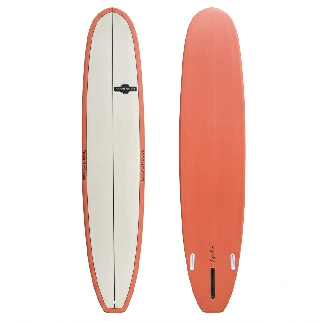 Red EPS Longboard Surfboard with Stringer