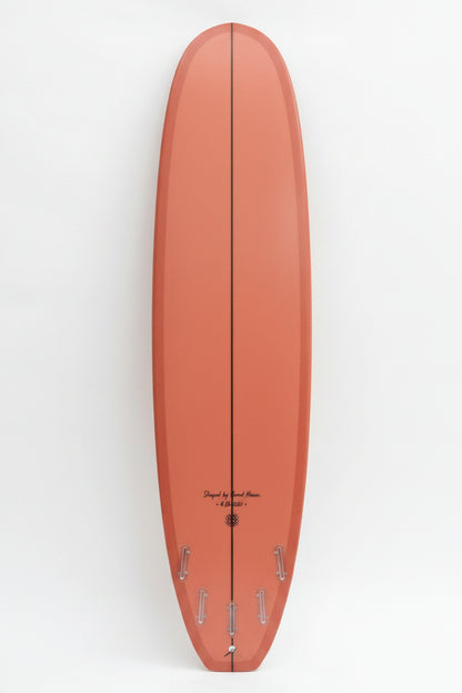 Red EPS Longboard Surfboard with Stringer